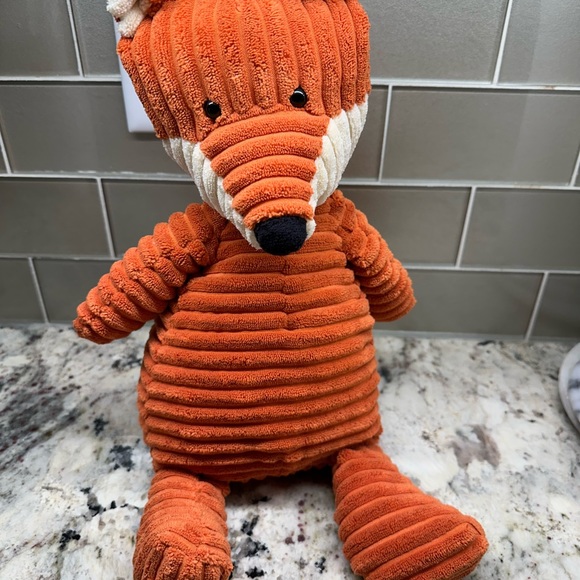 Jelly Cat Cordy Roy Fox bean filled texture animal plush toy 17 imaginary play - Picture 4 of 16
